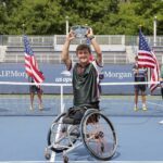 Niels Vink moet week na voltooien Calender Slam op US Open nog wennen aan nieuwe status: ‘Heel vet’