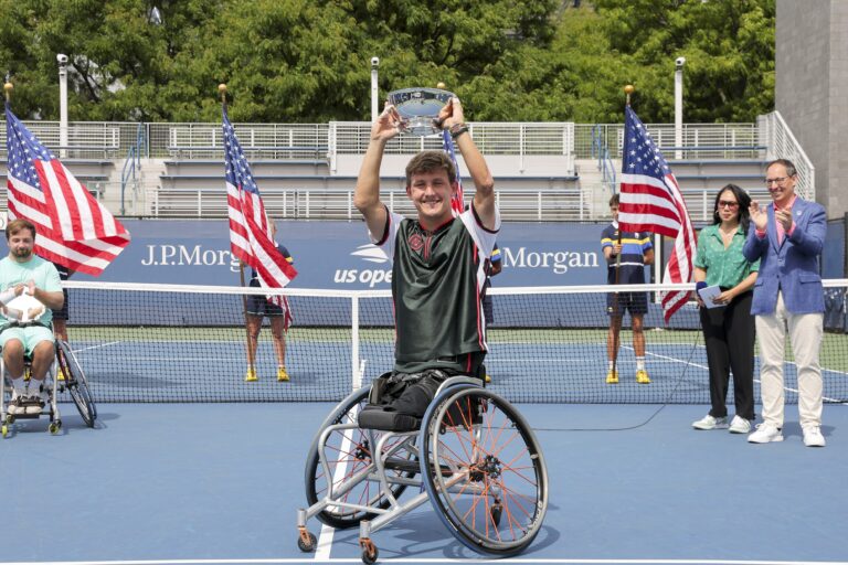 Niels Vink moet week na voltooien Calender Slam op US Open nog wennen aan nieuwe status: ‘Heel vet’